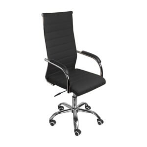 Cadeira de Escritório LONDON Giratória – Base Cromada