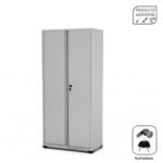 Armário de Aço PA-75 - 1,62x0,75x0,40m - CHAPA # 26 - CZ/CZ - PANDIN - 12001 .