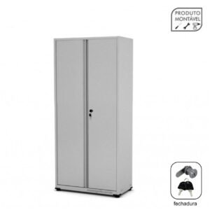 Armário de Aço PA-75 - 1,62x0,75x0,40m - CHAPA # 26 - CZ/CZ - PANDIN - 12001 .