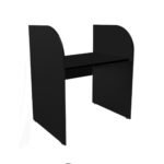 Baia INICIAL para Atendimento 1,20x0,80x0,60mPRETA/PRETA - 24015