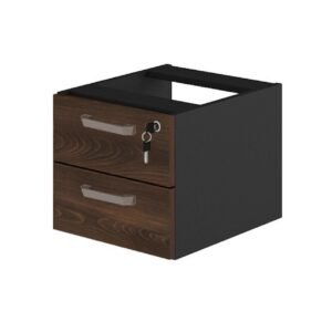 Gaveteiro Suspenso 02 Gavetas MARSALA / PRETO - 23499