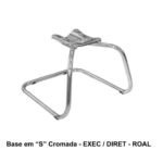 Base em "S" CROMADA - ROAL - 42108