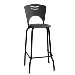 Banqueta Fixa Alta Piacere - Cor Preto - 34103