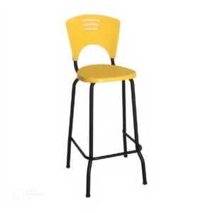 Banqueta Fixa Alta Piacere - Cor Amarelo - 34105