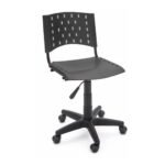 Cadeira de Escritório Giratória PLÁSTICA - PMD - COR PRETO - 31300