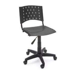 Cadeira de Escritório Giratória PLÁSTICA - PMD - COR PRETO - 31300