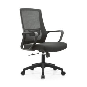 Cadeira de Escritório Presidente tela ALTEN Giratória - Cor Preto - 30062