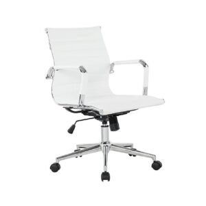 Cadeira DIRETOR Charles Eames Esteirinha - COR BRANCO - PMD - 32874