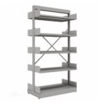 Estante Biblioteca de CENTRO com 10 Bandejas - 2,00x0,92x0,58m - PMD - 13123