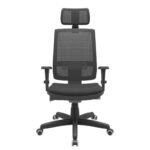 Poltrona Presidente TELA BRIZZA C/ Encosto de Cabeça - PMD - 32701