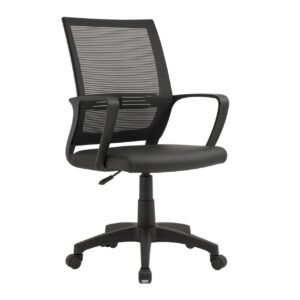 Cadeira de Escritório Diretor Tela MAYA c/ braço - Cor Preto - 34029