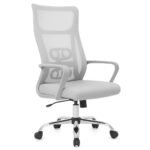 Cadeira de Escritório Tela NAVI CINZA - COR CINZA - 20081