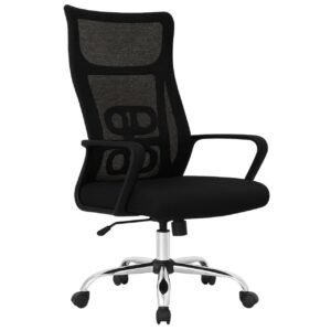 Cadeira de Escritório Tela NAVI - Cor PRETA - 20082