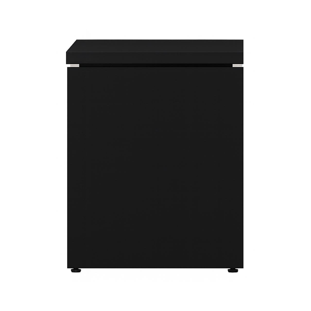 Mesa Escritório 1,20x0,60m - S/ Gavetas - PRETO/PRETO - 26005 - Imagem 4