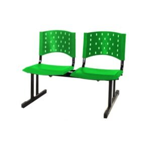 Longarina PLÁSTICA 02 Lugares - Cor Verde 33068