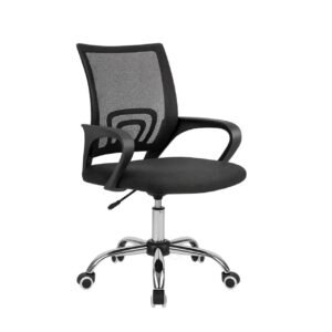 Cadeira de Escritório Tela TURYA c/ braço - Cor Preto - 34044