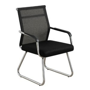 Cadeira Interlocutor TELA EROS - Cor Preto - PMD - 30047