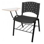 Carteira Universitária Plástica - Plástico Preto (Polipropileno) - 32001