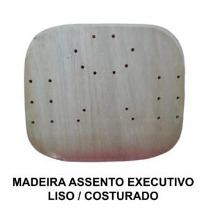 Madeira do ASSENTO Anatômico EXECUTIVA LISA / COSTURADA - TRÊS ESTADOS - 97003
