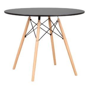 Mesa Residencial Redonda EIFFEL 0,90M - PRETO - 45112