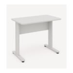 Mesa Escritório 0,80x0,60m - JOB - CINZA/CINZA - 43087