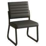 Poltrona para Escritório Estofada - TRIX - Cor Preta - 35119